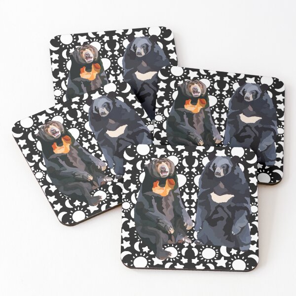 Item preview, Be The Sunbear Be The Moon Bear,Sun Bear and Moon Bear Artwork – Unique Bear Illustration and Wildlife Design designed and sold by PrettylittlepastelUk.