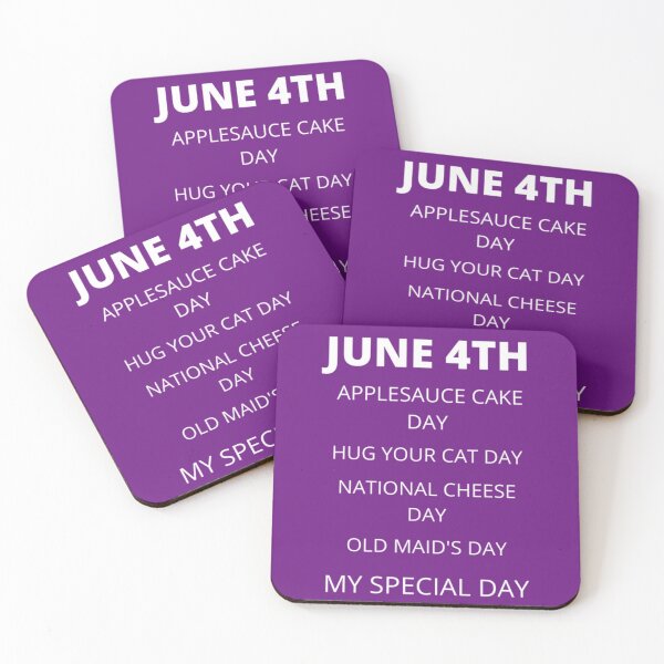 Item preview, Daily holidays - June 4th designed and sold by edwardtiptonart.