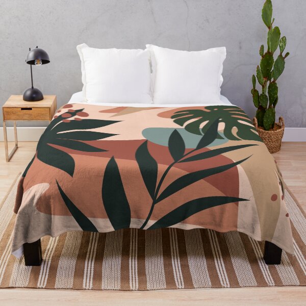 Item preview, Abstract Tropical - Boho Abstract Plant Art designed and sold by Teeline.