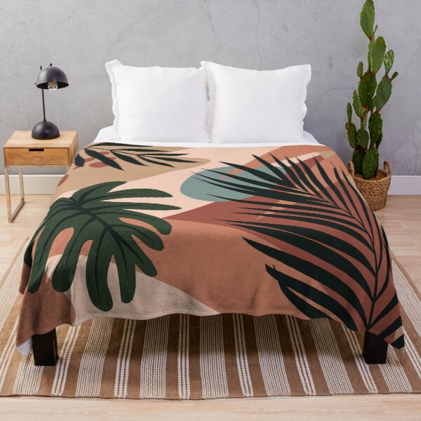Item preview, Abstract Tropical - Boho Abstract Plant Art designed and sold by Teeline.