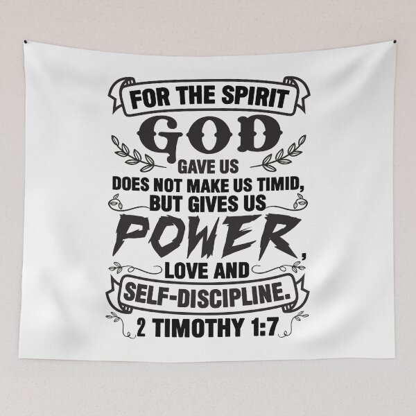 Item preview, 2 Timothy 1:7 designed and sold by plushism.