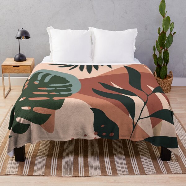 Item preview, Abstract Tropical - Boho Abstract Plant Art designed and sold by Teeline.