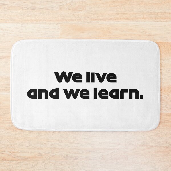Item preview, We Live and We Learn - Motivational HAM. Radio 2021 (Black) designed and sold by FilipeFerreira.