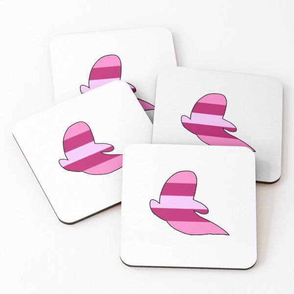 Item preview, trans-feminine pride flag ghost designed and sold by EmoGayWorm.