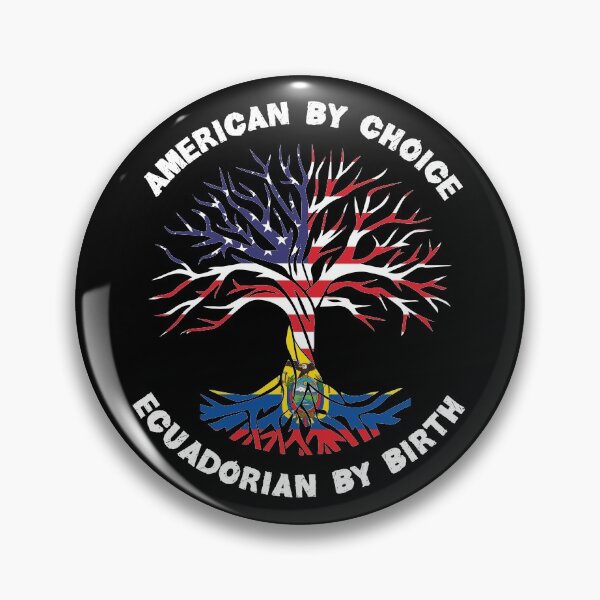 Item preview, Ecuadorian By Birth American By Choice, Half Ecuadorian Half American Flag, Ecuadorian Roots Tree designed and sold by ArtsyloShop.