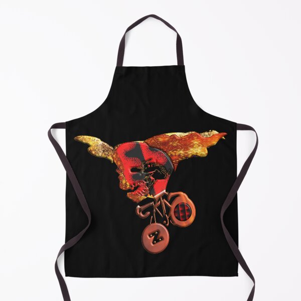 Item preview, Funny burning zombie skull on bicycle(3) designed and sold by Ralek.