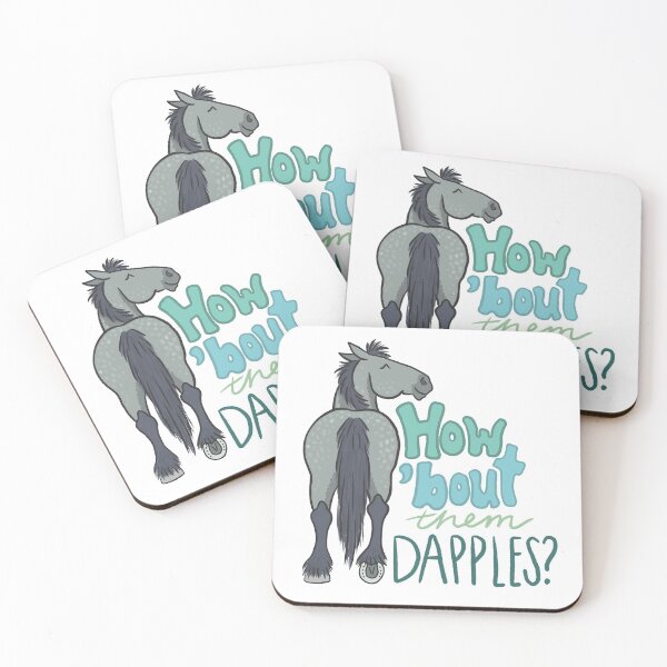 Item preview, How 'Bout Them Dapples? Grey designed and sold by HorseFly Ranch.