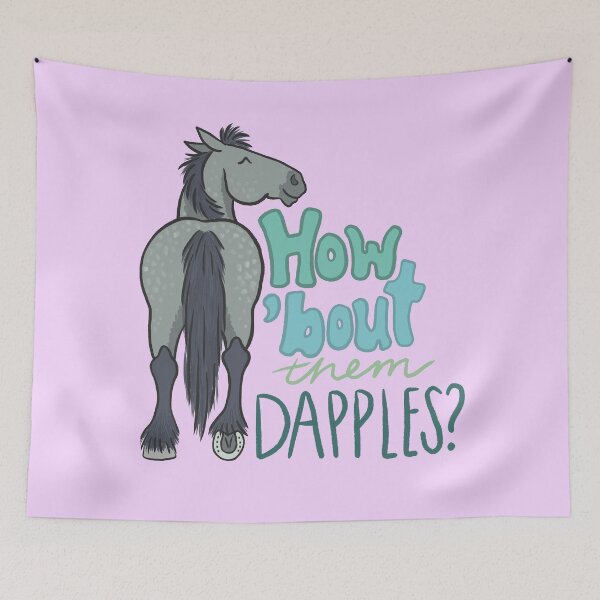 Item preview, How 'Bout Them Dapples? Grey designed and sold by HorseFly Ranch.