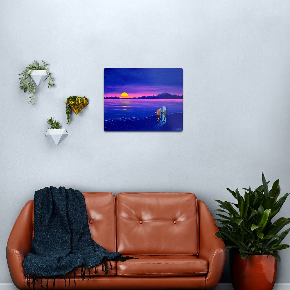 One Last Look Metal Print