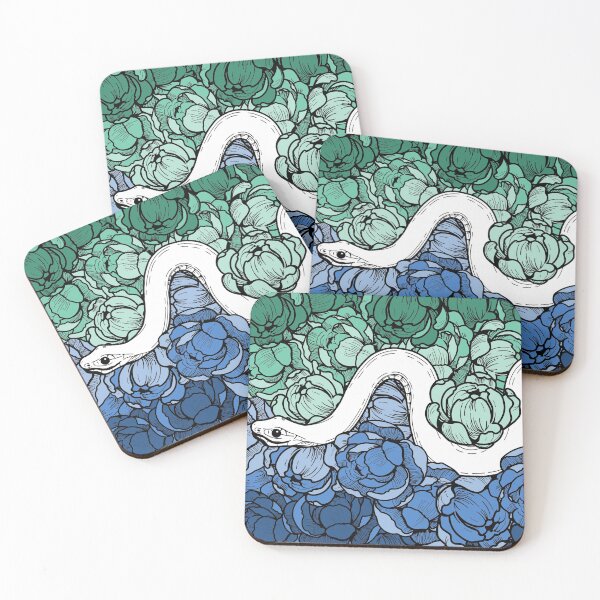 Item preview, Floral Snake Gay Pride Colors designed and sold by izzychar.
