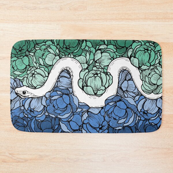 Item preview, Floral Snake Gay Pride Colors designed and sold by izzychar.
