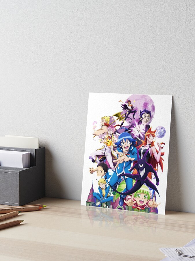 Mairimashita! Iruma-kun 2  Art Board Print for Sale by Bumble-bee-X
