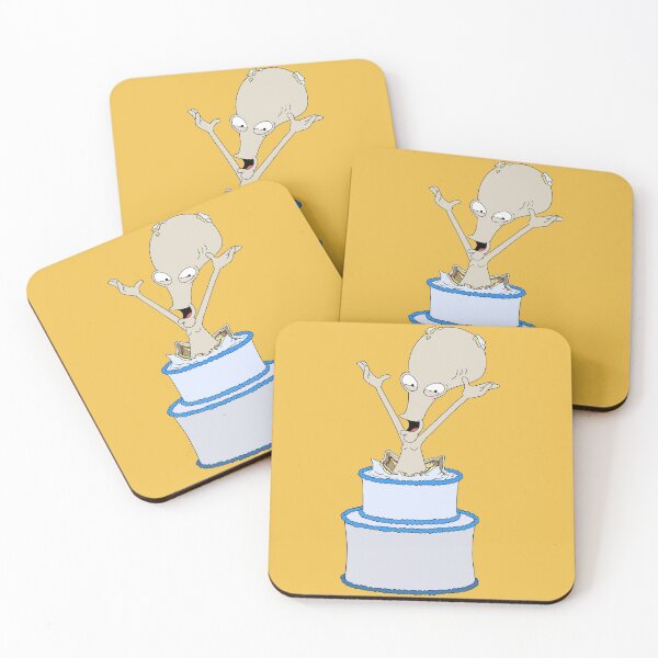Item preview, American Dad Birthday Cake Roger designed and sold by thebcarts.