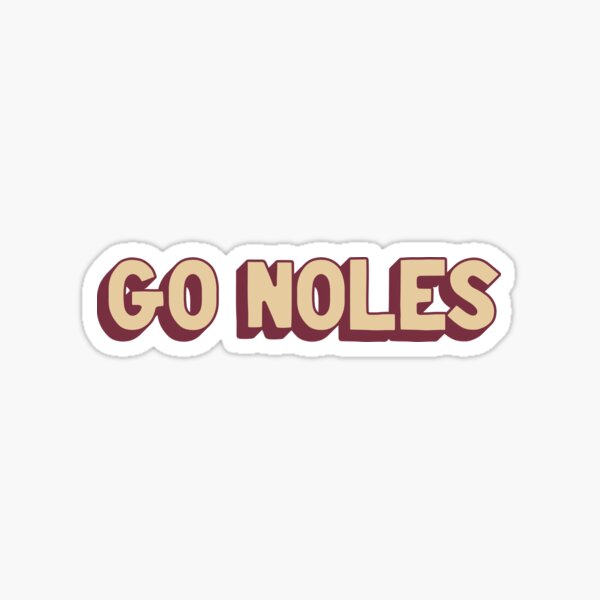 Go Noles Sticker