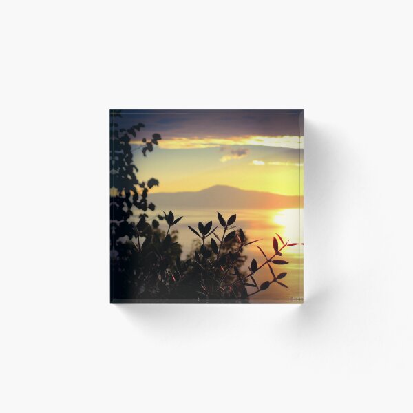 Item preview, Golden sunset over Kalamata bay - photo design designed and sold by kikidu21.