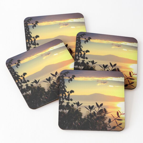 Item preview, Golden sunset over Kalamata bay - photo design designed and sold by kikidu21.