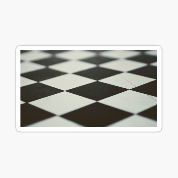 Checkerboard Perspective Sticker