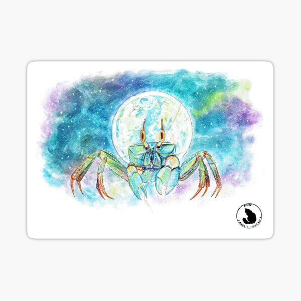 Galaxy Krabbe Sticker