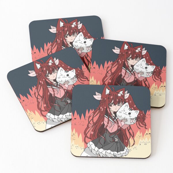 Item preview, Unmasked Kitsune Anime Girl designed and sold by STUDIO-72.