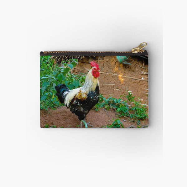 Item preview, Cockerel rooster with mud brick house designed and sold by exploramum.