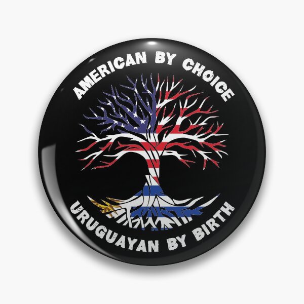 Item preview, Uruguayan By Birth American By Choice, Half Uruguayan Half American Flag, Uruguayan Roots Tree designed and sold by ArtsyloShop.