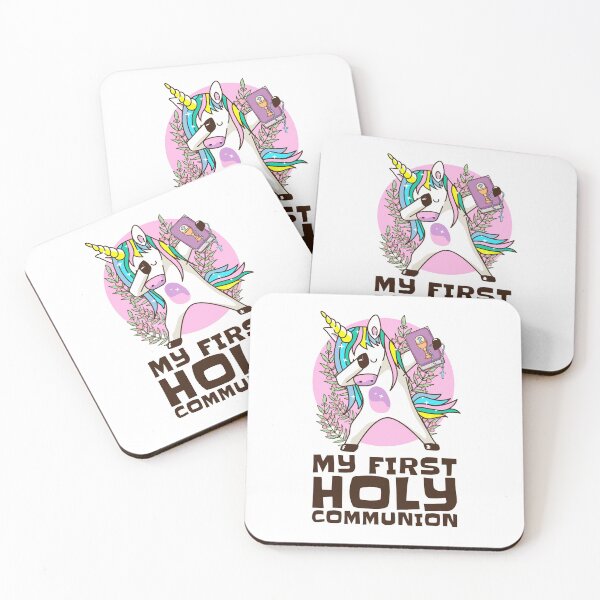 Item preview, First Communion Dabbing Unicorn designed and sold by Maria Garcia.