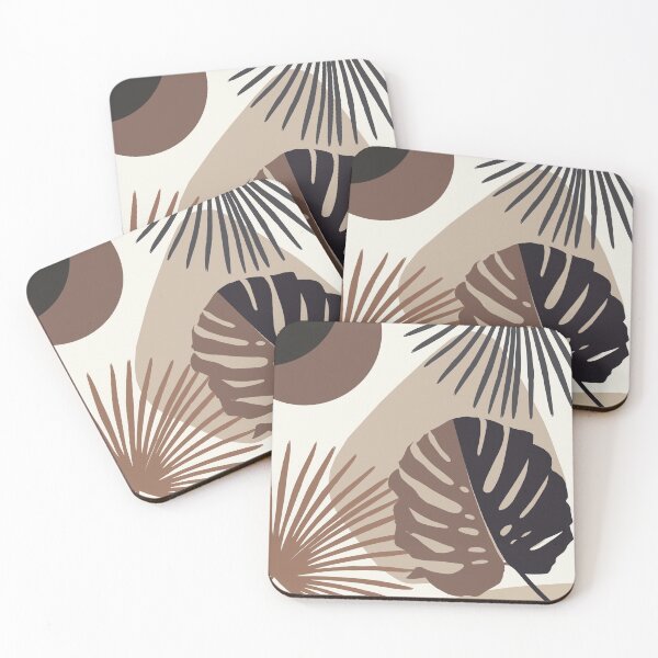Item preview, Minimal Yin Yang Monstera Fan Palm Finesse #6 #tropical #decor #art designed and sold by Anita's & Bella's Art.