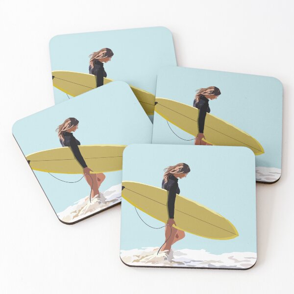 Aperçu de l'œuvre Le Surf Blanc créée et vendue par Tiny-Designs-UK.