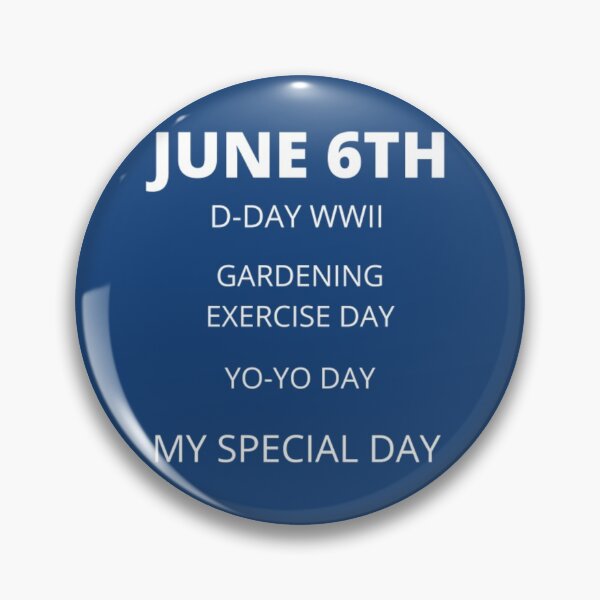 Item preview, Daily holidays - June 6th designed and sold by edwardtiptonart.