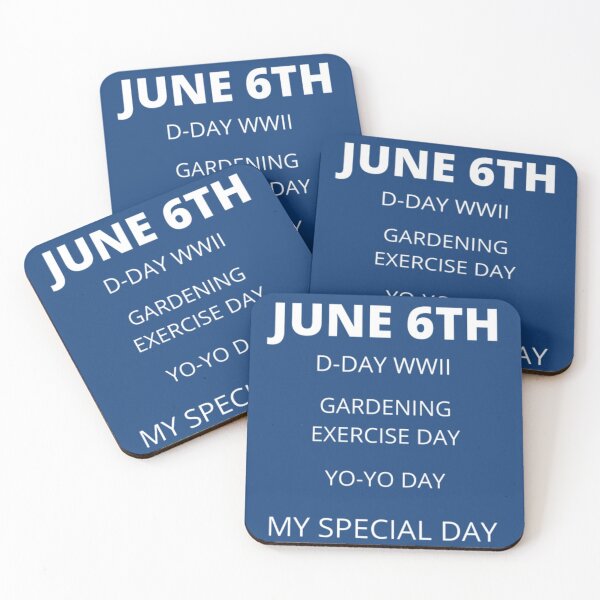 Item preview, Daily holidays - June 6th designed and sold by edwardtiptonart.