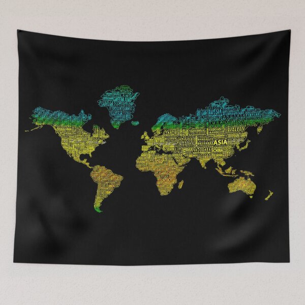 Item preview, World Map VII designed and sold by SAS4rt.