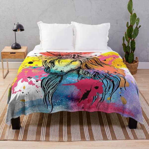 Item preview, Rainbow Unicorn Abstract Design designed and sold by indigofox-x.