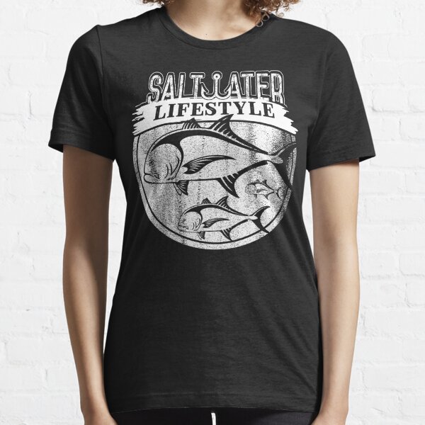 Salt Addiction Logo T shirt,Permit,saltwater Fishing T Shirt,Long Sleeve