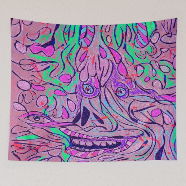 Item preview, Party Face designed and sold by Discordant Dreams Art.