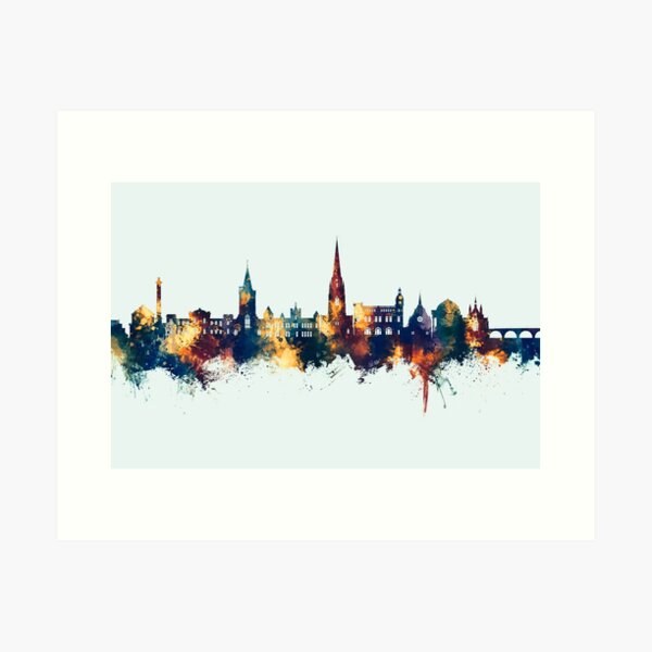 Item preview, Perth Scotland Skyline designed and sold by ArtPrints.