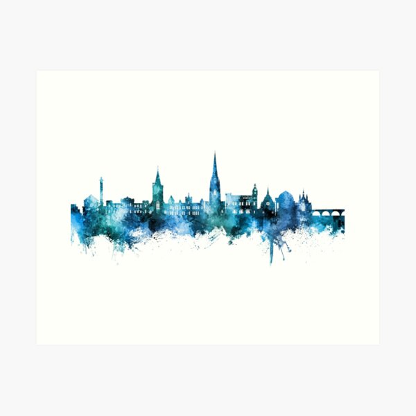 Item preview, Perth Scotland Skyline designed and sold by ArtPrints.
