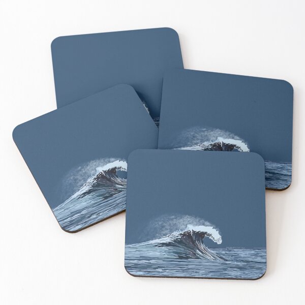 Aperçu de l'œuvre La vague créée et vendue par Tiny-Designs-UK.