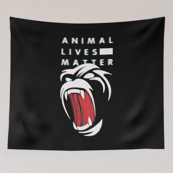 Item preview, Animal Lives Matter - Animal Rights Activism - Angry designed and sold by crazycollective.