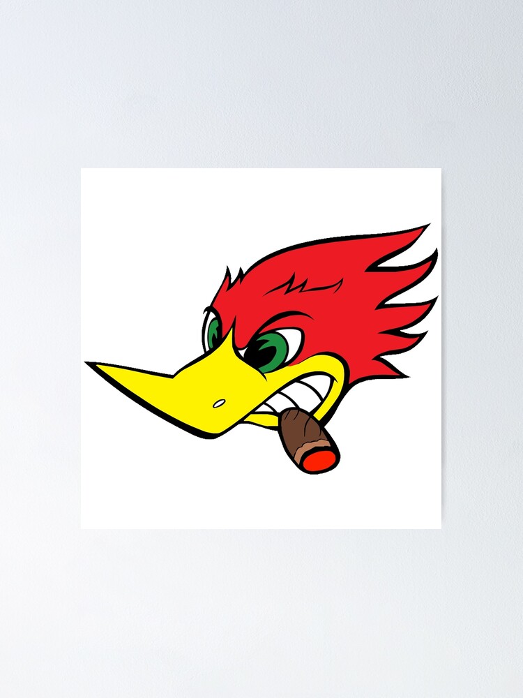 angry woody woodpecker