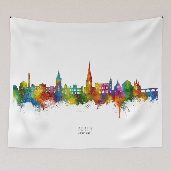 Item preview, Perth Scotland Skyline designed and sold by ArtPrints.