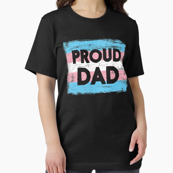Item preview, PROUD DAD - Transgender Pride Flag - Vintage Paint designed and sold by UBUCO.
