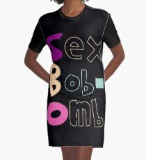 Scott Pilgrim Sex Bob-omb Shirt Graphic T-Shirt Dress
