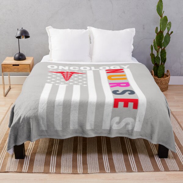 Item preview, Funny Oncology Nurse Team Patriotic American Flag designed and sold by GINIART.