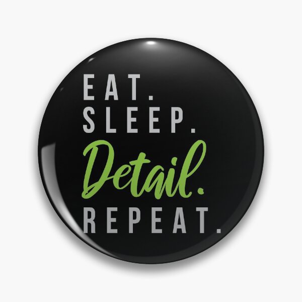 Item preview, Eat Sleep Detail Repeat Cars Tuning designed and sold by MooonTees.