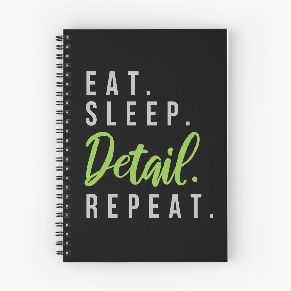 Item preview, Eat Sleep Detail Repeat Cars Tuning designed and sold by MooonTees.