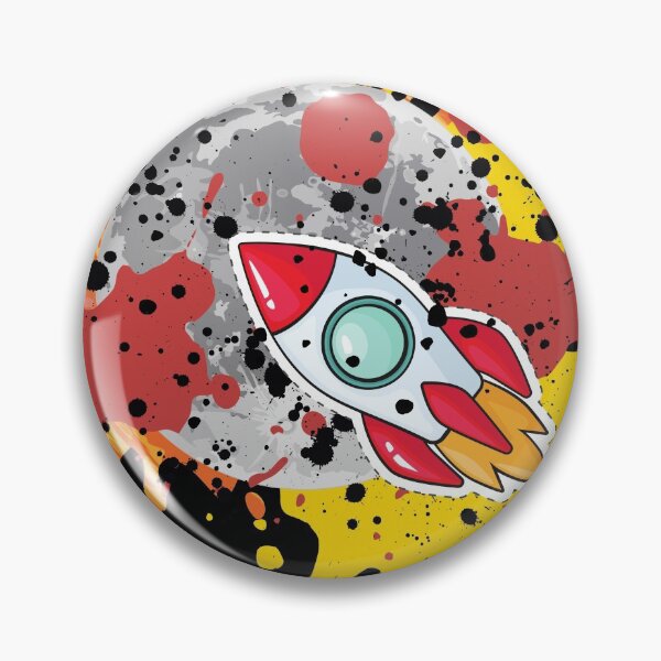 Item preview, To The Moon Abstract Rocket and Moon designed and sold by indigofox-x.