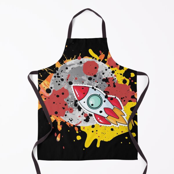 Item preview, To The Moon Abstract Rocket and Moon designed and sold by indigofox-x.