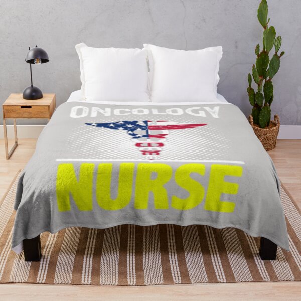 Item preview, Funny Oncology Nurse Team Patriotic American Flag designed and sold by GINIART.