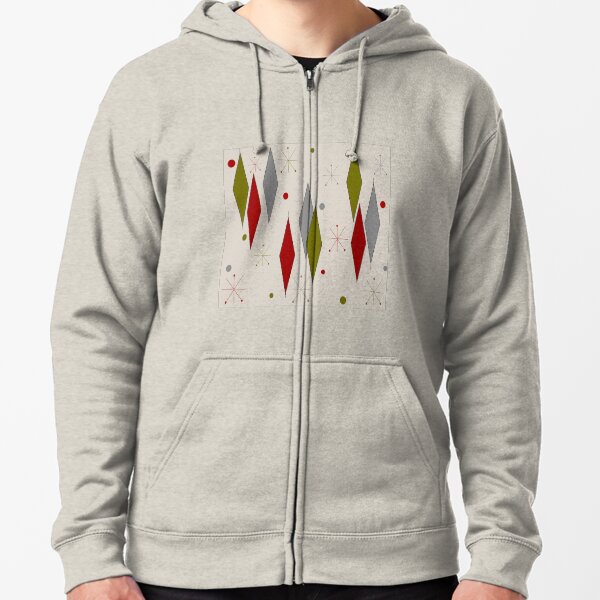 Diamonds Diamonds Zipped Hoodie