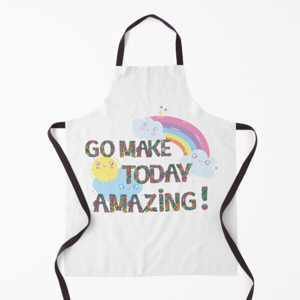 Item preview, Go make today amazing, rainbow & flowers designed and sold by Yellowsprint.